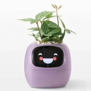 Умный цветочный горшок для растений Ivy Smart Planter Tuya смарт горшок с комнатным растением - Фиолетовый