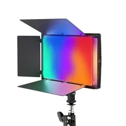 Прямоугольная LED лампа VL-3 RGB видеосвет для фото, видео со штативом 2,1 метр. Студийный свет.