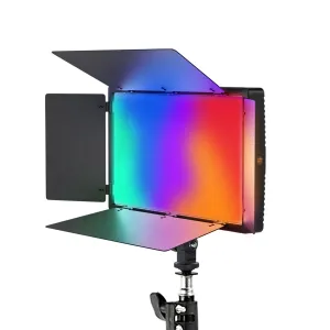Прямоугольная LED лампа VL-3 RGB видеосвет для фото, видео со штативом 2,1 метр. Студийный свет.