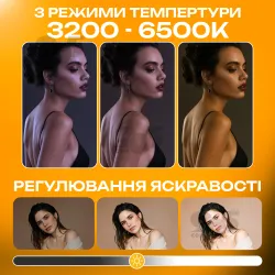 Светодиодный прожектор VL-6 50W RGB постоянный свет видеосвет для фото видео фона. Студийный свет., картинка 2