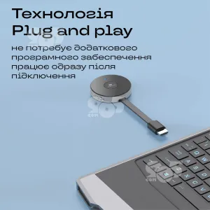 Беспроводной приемник wifi приёмник HDMI адаптер Hagibis Transmitter Receiver G6W трансмиттер для экрана, картинка 2