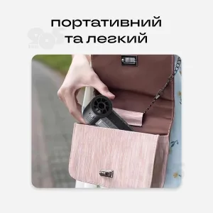 Компактний автомобільний компресор SEALD для продувки пиловий вентилятор для чищення бездротова дуйка в автомобіль, картинка 2