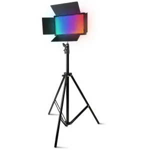Прямоугольная LED лампа U800 RGB  видеосвет для фото, видео 29х17 см со штативом 2,1 метр. Студийный свет.