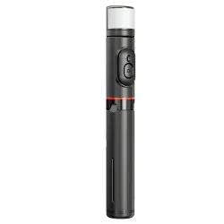Монопод-штатив Tripod Q12S с блютуз кнопкой и led лампой для телефона с пультом палка для селфи