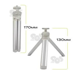 Мини штатив трипод VERON TM-16W для телефона, камеры, кольцевой лампы, картинка 2