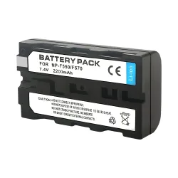 Акумулятор для відеосвітла f550/f570 2400 mAh знімний для відеосвітла, кільцевих ламп