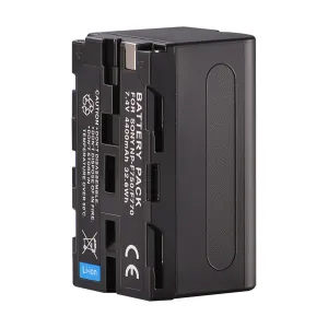 Аккумулятор для видеосвета f550/f570 4400 mAh съёмный для видеосвета, кольцевых ламп