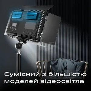 Аккумулятор для видеосвета f550/f570 4400 mAh съёмный для видеосвета, кольцевых ламп, картинка 2