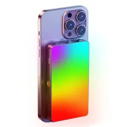 Цветной свет для видео M20 RGB цветная LED панель для фото и видеосъемки лампа для селфи с магнитом