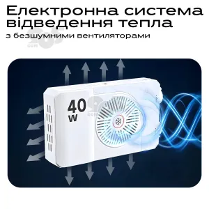 Портативне відеосвітло U40 40W постійне світло для зйомки відео на телефон лампа для селфі. Студійне світло, картинка 2