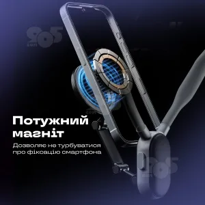 Тримач для телефона на шию Telesin MNM-001 кріплення телефона на груди гнучкий тримач для телефона, картинка 1