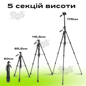 Професійний горизонтальний штатив Jmary KP-2294 179 см для телефону фотоапарата, Студійна фотостійка, картинка 1