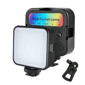 Накамерный видеосвет RGB AY-83 LED rgb свет для видео панель для фото и видеосъемки лампа для селфи