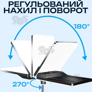 Відео світло Plokama P19 Pro led панель для відео фото зі штативом 2,1 м відео світло для візажиста. Студійне світло, картинка 1