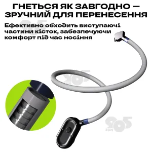 Тримач для телефону на шию кріплення телефону на груди на магніті гнучкий тримач для телефону, картинка 2