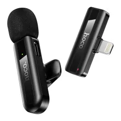 Микрофон петличка Hoco L20 Lightning беспроводной петличный микрофон для iphone айфона телефона