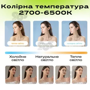 Відеосвітло RGB зі штативом для телефону з датчиком руху HOCO постійне світло для фото панель лампа для фону, картинка 2