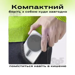 Селфи монитор для телефона на магните дисплей для задней камеры магнитный экран для селфи + монопод R1L 170 см, картинка 2