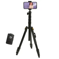 Штатив для телефону Yunteng VCT-180 тринога для фотоапарата з рівнем і чохлом