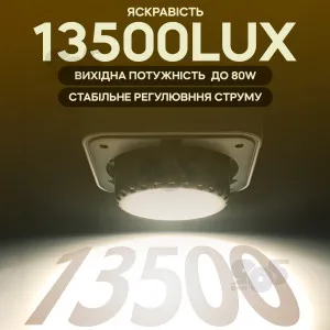 Відеосвітло SL150Pro 150W прожектор для фото і відео зі штативом 2,1 м. Студійне світло., картинка 2