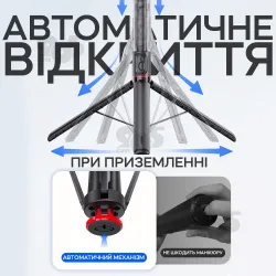 Монопод трипод TT02 175 см для телефона смартфона с блютузом пультом и удобной кнопкой раскрытия, картинка 2