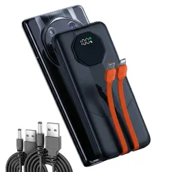 Повербанк для роутера ACL PW-140 20000 mAh комплект живлення + 2 шт юсб шнура для вай фай роутера 9/12V
