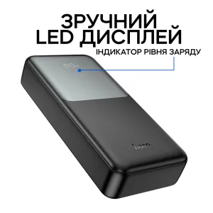 Повербанк Hoco J136A 20000 mAh 22,5w+PD20W Power bank внешний аккумулятор с быстрой зарядкой, картинка 2