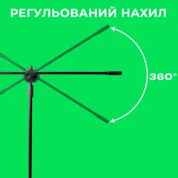 Комплект для предметної зйомки: штатив-журавель 190 см + LED-світло 35 Вт, картинка 1