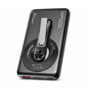 Повербанк Konfulon 10000 mAh з MagSafe 15W, швидким заряджанням 22,5W, LED-дисплеєм і підставкою