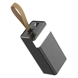 Повербанк Hoco J86 на 40000 mAh с быстрой зарядкой повербанк для смартфона планшета - Черный