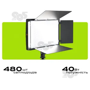 Прямоугольная LED лампа LED-U600+ постоянный свет для фото, видео со штативом 2,1 метр лампа для фона, картинка 1