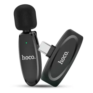 Профессиональный беспроводной петличный микрофон HOCO L15 Type C микрофон петличка для телефона