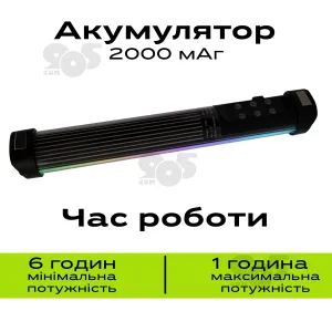 Светодиодная лампа RGB стик 30 см на магнитах для фото и видеосъёмки стик лампа жезл для селфи , картинка 2