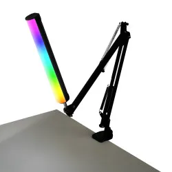 Комплект штатив консольный Type 35 A видеосвет стик RGB 30 см пантограф для телефона фотоаппарата камеры лампы
