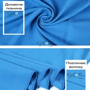 Спортивний рушник із мікрофібри 80х40см для плавців швидковисихаючий туристичний у мішечку - Блакитний, картинка 1