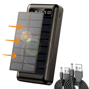 Повербанк для роутера ACL PW-61 30000 mAh solar комплект питания + юсб шнур для вай фай роутера 12 В