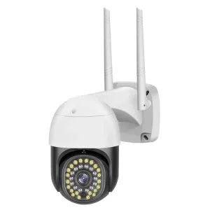Уличная ip камера видеонаблюдения C18 TUYA wifi 360/90 3.0mp поворотная с удаленным доступом