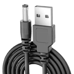 Кабель для роутера от повербанка с преобразователем на 9V/12V, DC 2.1x5.5mm, USB 5V->9V/12V, 1м. Кабели и адаптеры, картинка 2