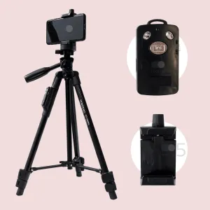 Штатив тренога для телефона с пультом bluetooth Yunteng VCT 5208 смартфона камеры фотоаппарата gopro блютуз