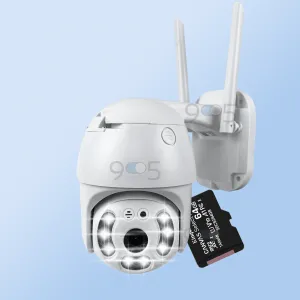 Уличная IP камера видеонаблюдения поворотная 4 МП с удаленным доступом WiFi HD-68 камера наружного наблюдения