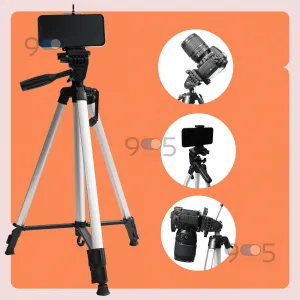 Штатив трипод Tripod 330A тринога з тримачем для телефона, екшн камер, селфі кілець, відеокамер, фотоапарат, картинка 2