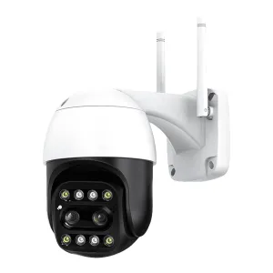 Уличная поворотная IP камера видеонаблюдения CF26-8MP CareCamPro 8mp (4mp+4mp) с зумом 8Х и датчиком движения