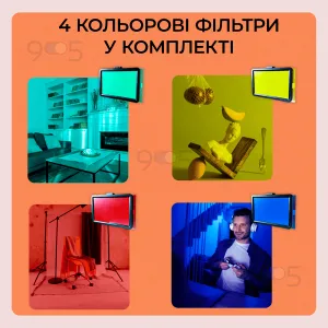 Видеосвет + монопод 157см с блютуз кнопкой led лампа для селфи тик тока штатив для телефона набор блогера, картинка 2