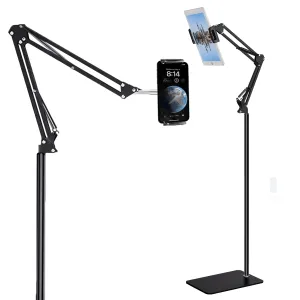 Підставка-кронштейн Floor stand 140 см для телефона та планшета підлогова з тримачем для телефона планшета