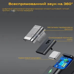 Профессиональный беспроводной микрофон петличка Lightning WM1-L одинарный с кейсом, картинка 2