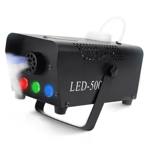 Генератор дыма LED-500 500W RGB дымогенератор для сцены праздников концертов подсветка