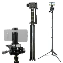 Штатив тренога Neepho NP-2688 для телефона фотоаппарата камеры в чехле с уровнем