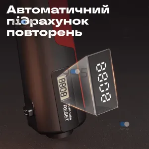 Эспандер кистевой 5-100кг со счетчиком нажатий с регулировкой нагрузки пружинный эспандер для кисти - Красный, картинка 2
