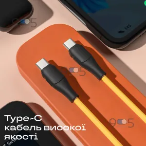 Сетевое зарядное устройство для телефона 65 Вт GaN блок питания с кабелем 20 Вт блочок для зарядки type-c, картинка 2